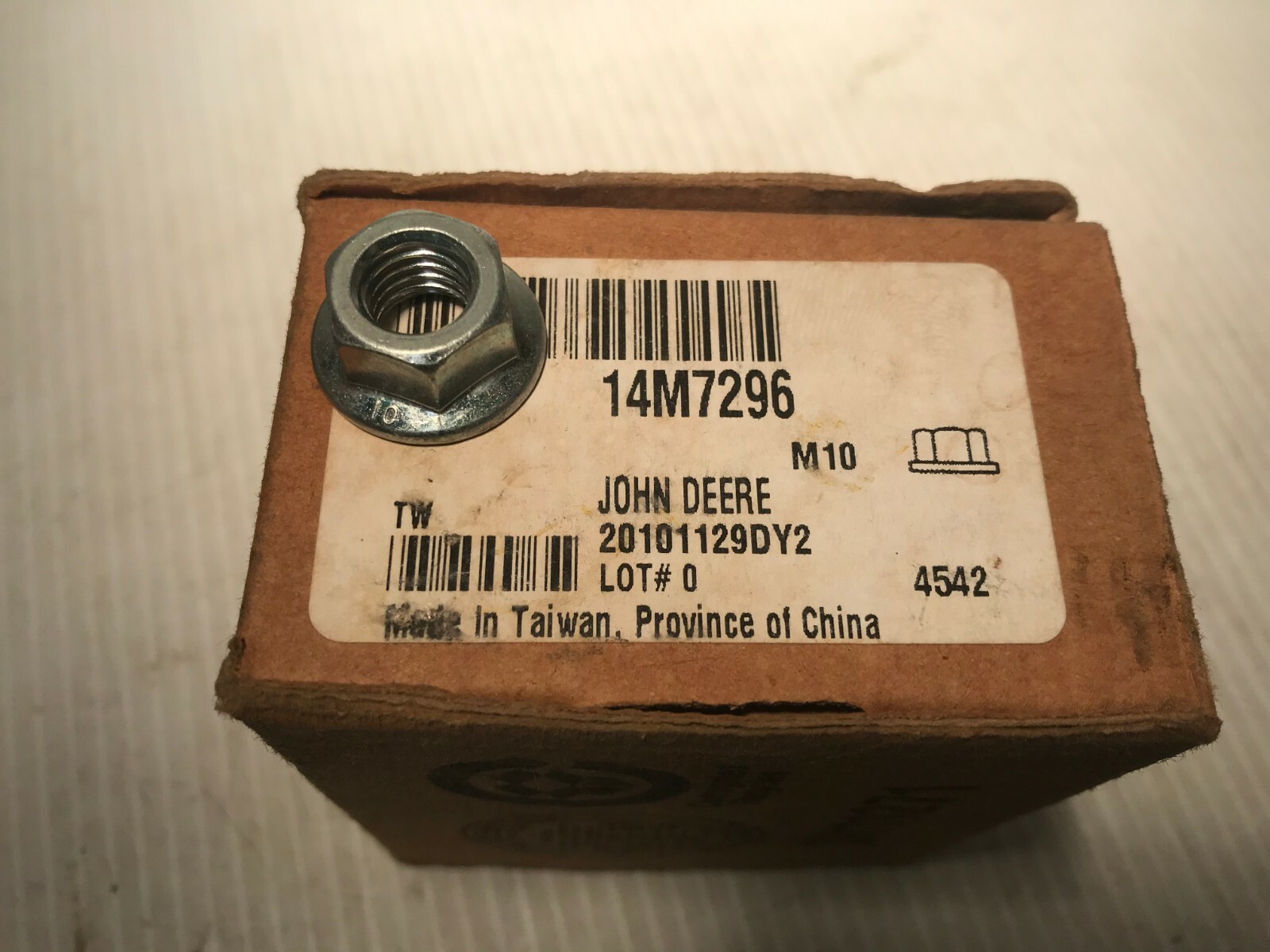 14M7296 GENUINE OEM JOHN DEERE NUT | eBay 