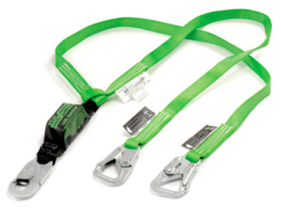  NEW Miller By Honeywell 8798B/6FTGN Green Polyester 6Ft. 2 Leg Tie-Back Lanyard