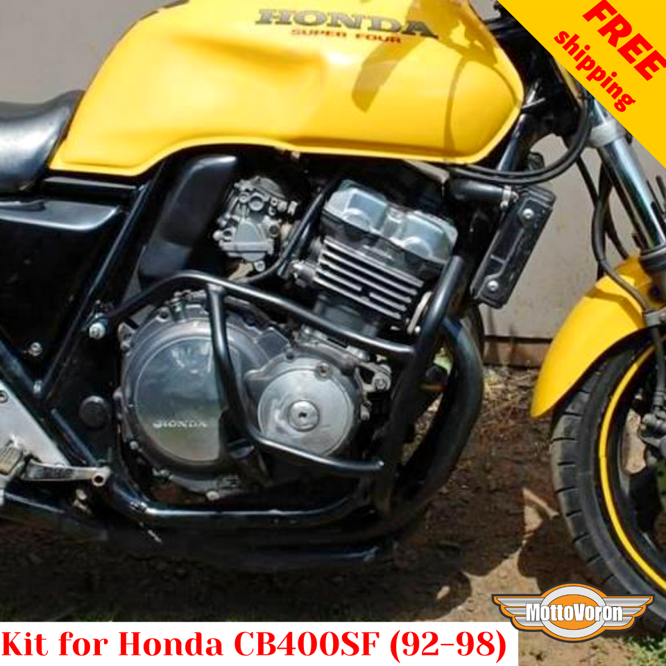 For Honda CB 400 SF Luggage rack system Engine guard CB 400 Pannier ...
