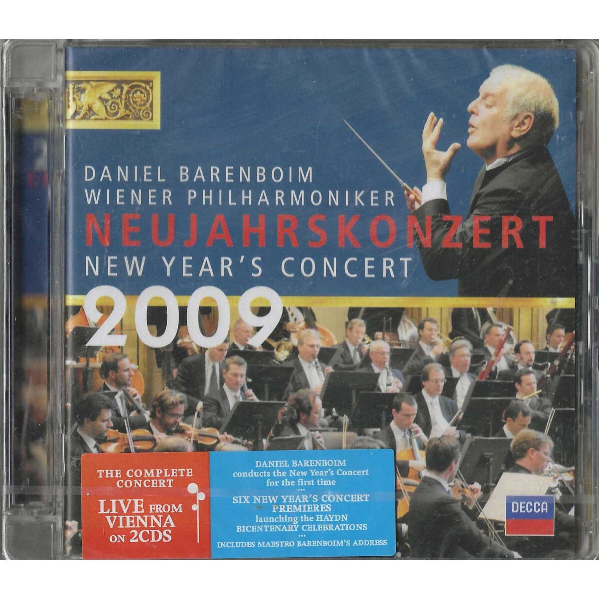 Barenboim, Wiener Philharmoniker CD New Year's Concert 2009