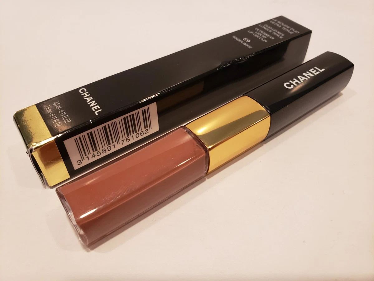 Chanel Le Rouge Duo Ultra Tenue Ultrawear Liquid Lipgloss #69 Tender Beige