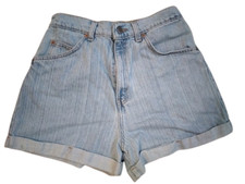 Vintage 1990s LEVI's 37954 Womens Daisy Dukes Denim Shorts Size 11 Regular Fit