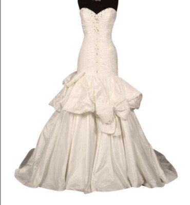 drop waist beaded wedding dress Splendid