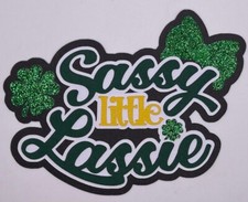 St. Patrick's Day - Paper Piecing Scrapbook Embellishment Die Cuts