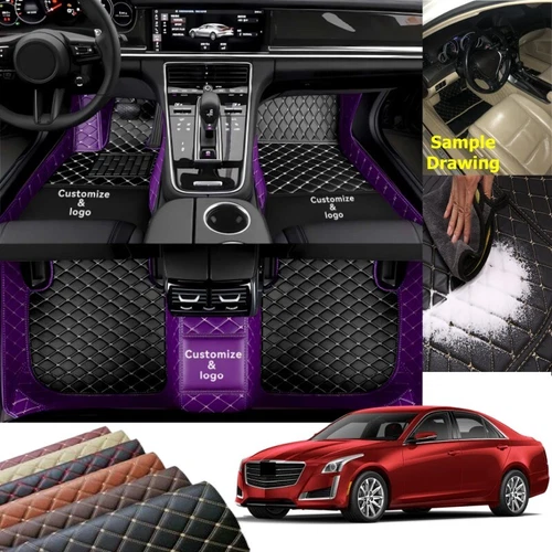 For Acura Car Mats ILX MDX NSX RDX RL TL TLX TSX ZDX Custom Carpets Waterproof - Imagen 6 de 41