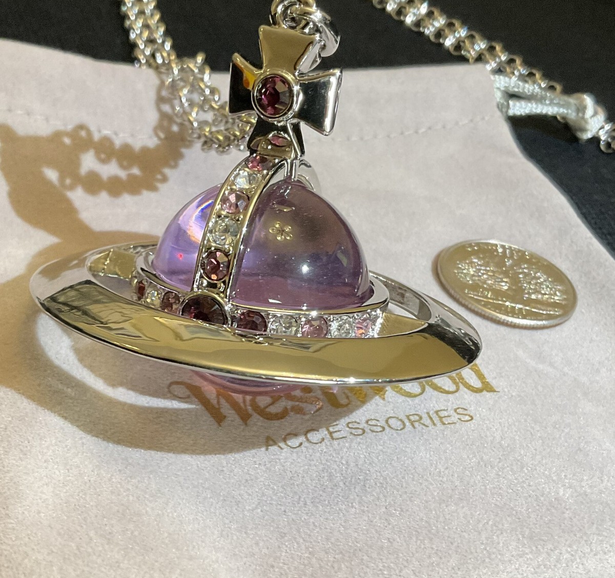 030522● vivienne westwood GIANT ORB Vivienne Westwood Giant Orb World's End Limited Pendant