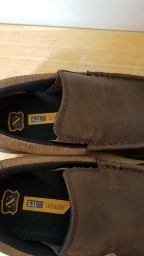 NWT 5.11 Tactical Field Ops Pursuit Slip On Men's 12142 Dark Brown Sz 7.5 - Picture 8 of 10