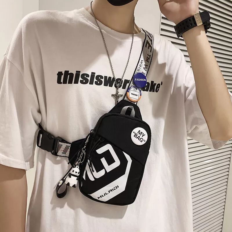 Bolso pecho para hombre hot sale