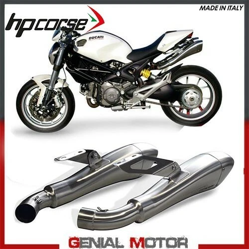 Exhaust Hp Corse Hydroform Sat Ducati Monster 696 796 1100 2007
