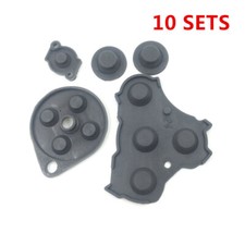 10 sets For Nintendo GameCube NGC Controller Conductive Silicone Button Pad