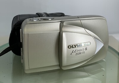 Vintage Olympus µ mju II ZOOM 115 Tested 35mm Film Camera 38-115mm
