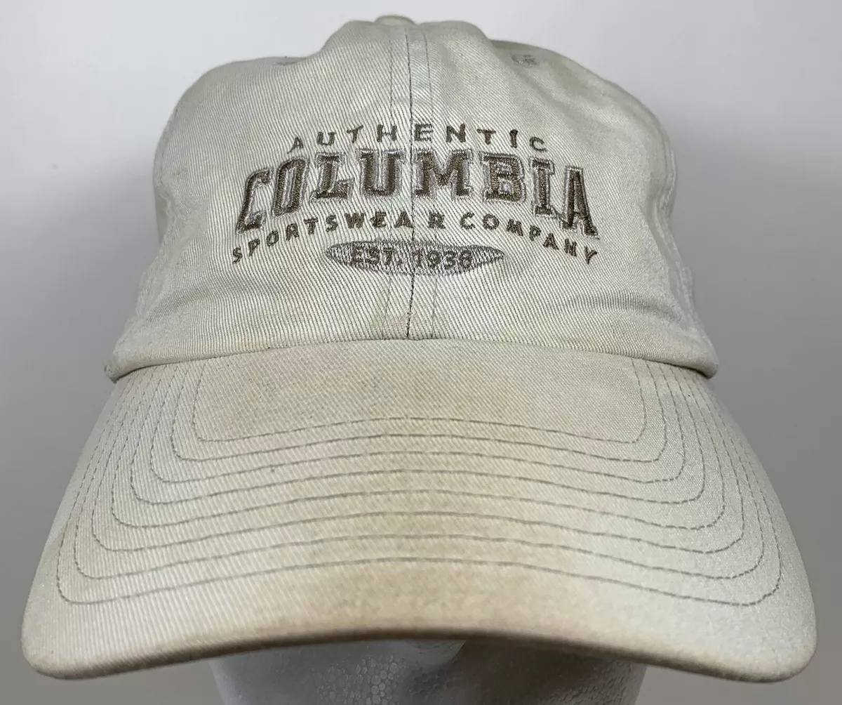 Columbia Sportswear Cap Khaki Sports Fly Fishing Hat Hunting Boat Lake Hike