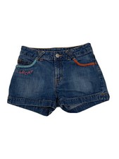 Lucky Brand Denim Jean Shorts Blue Girls Size 8 24 Waist Vintage EUC