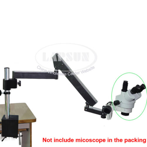 Supporto articolato con palo/morsetto 76/50mm rack di messa a fuoco per stereo microscopio - Foto 5 di 16
