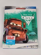 Cars 2: with Slipcover Blu-ray/DVD/Digital 2019 New Sealed Read Description