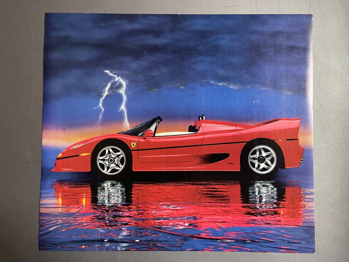 1996 Ferrari F50 Spider Print, Picture, Poster - RARE!! Awesome