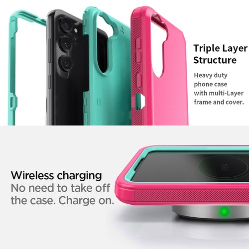 For Samsung Galaxy S25/S25 Plus/S25 Ultra 5G Rugged Case Phone Cover / Belt Clip - Foto 15 di 64