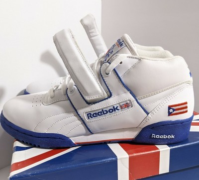 Reebok Mens Shoes VINTAGE Blue white 
