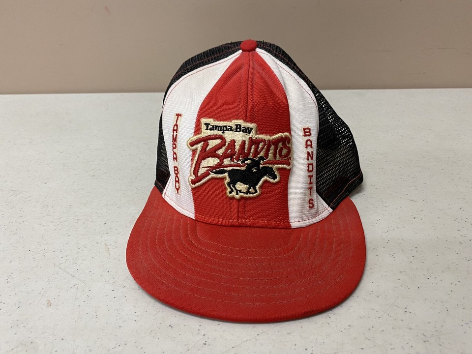 Retro Cap Windows Vintage Tampa Bay Bandits USFL Footaball Trucker Baseball Hat Cap Retro ...