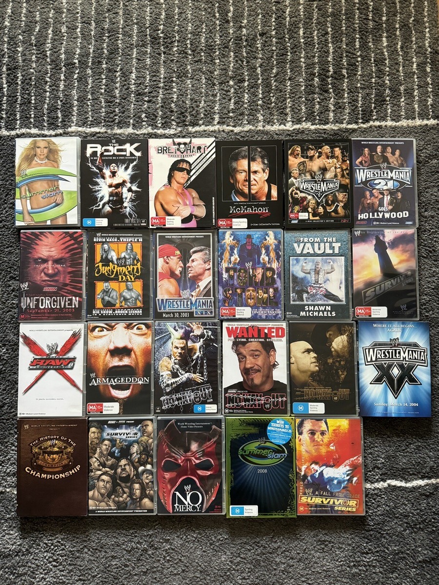 WWE DVD コレクション WWE DVD Collection - 23 DVDs | eBay UK
