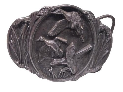 Fahrenheit Connie Bates Leather Belt Pewter & Brass Leopard  display picture 3