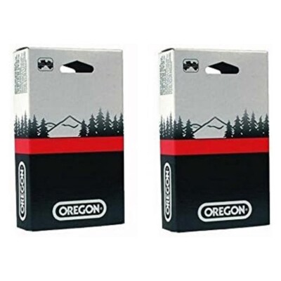(2) Oregon 90PX056G .043'' Gauge 56-Drive Link Saw Chain