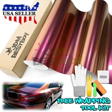 Premium Super Gloss Metallic Burgundy Vinyl Car Wrap Sticker Decal Sheet Film