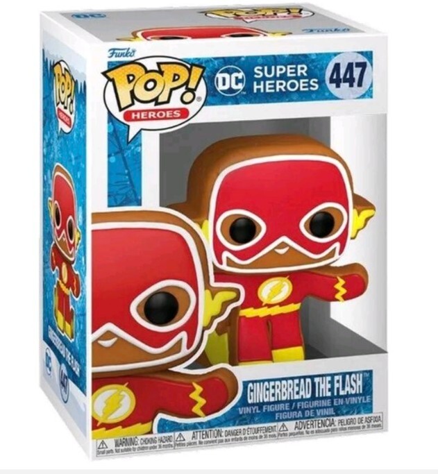 The Flash #447: ¡Funko Pop! Dc Super Heroes - Figura De Vinilo Gingerbread Oficial