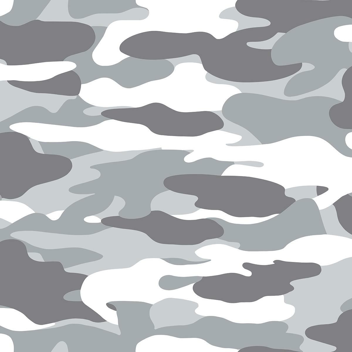 Camouflage Wallpaper Army Camo Black Grey Green Children Teenager Boys  Debona