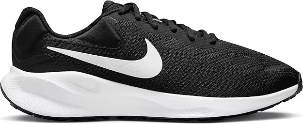 Size 10.5 - Nike Revolution 7 Extra Wide Black White for 