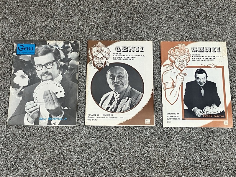 Lot Of 4 Genii Magazines