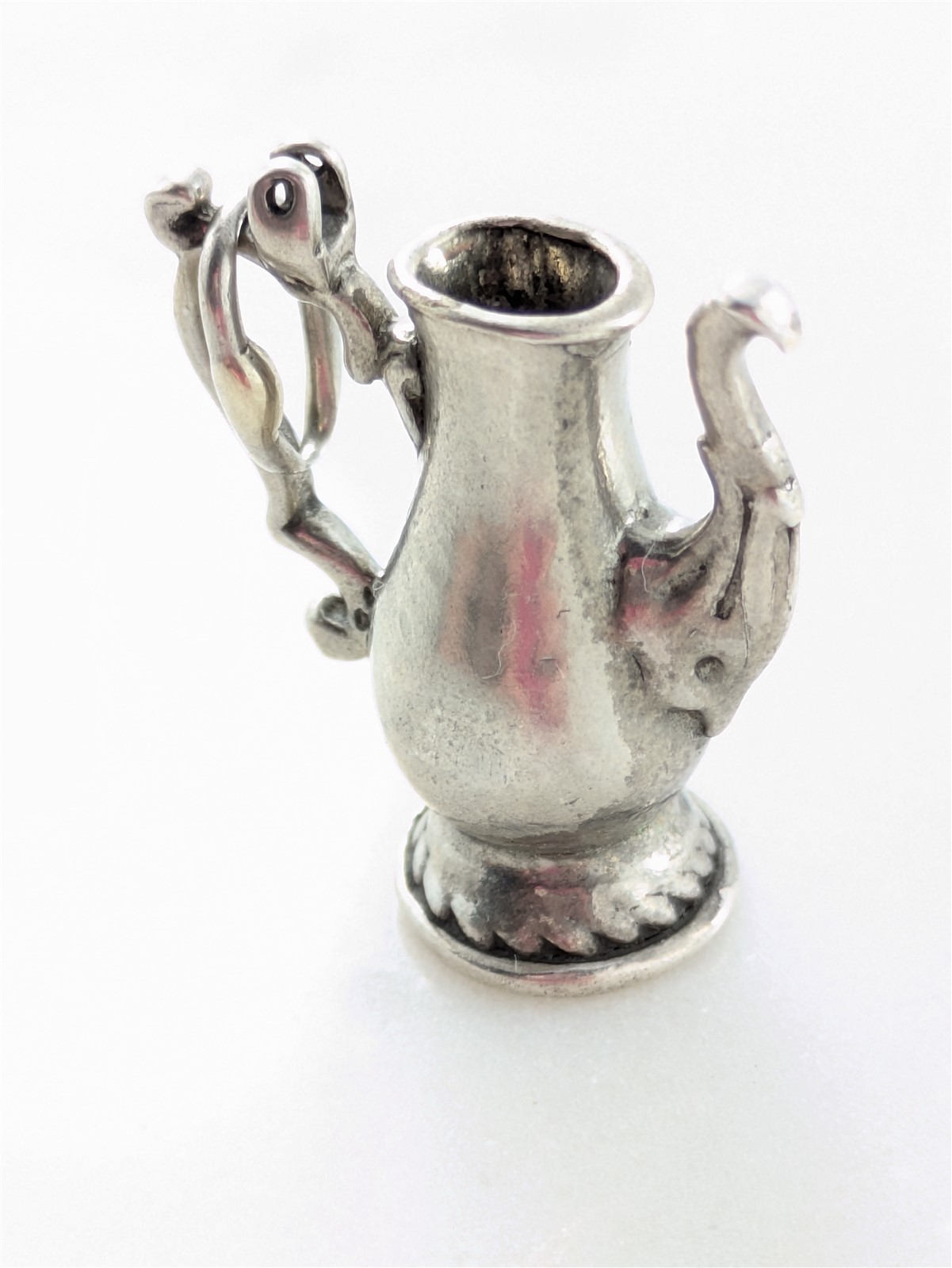 IC Vintage Solid Sterling Silver 3D Realistic Tea… - image 4