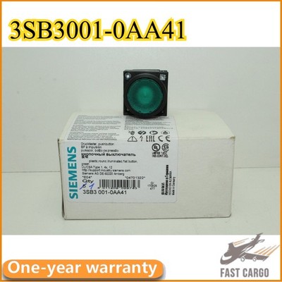 1PCS New for SIEMENS GREEN Illuminated Push Button fast shipping