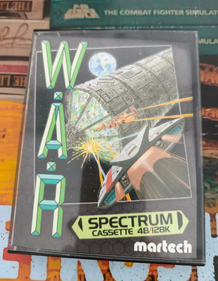 W.A.R. (Martech 1987) ZX Spectrum (Tape, Box) works 8-bit classic