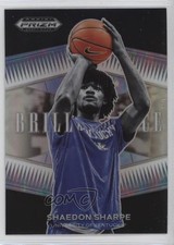 2022-23 Panini Prizm Draft Picks Brilliance Silver Shaedon Sharpe #BR-SS 3wu