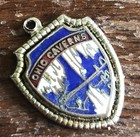 Vintage Ohio Caverns Sterling Silver Shield Charm — photo 4