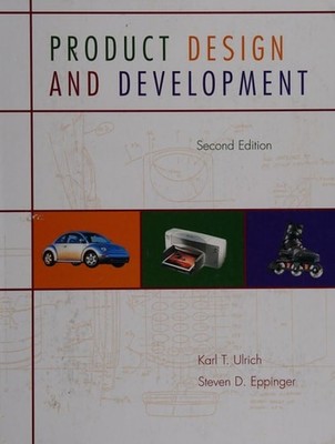Product Design and Development by Ulrich, Karl,Eppinger, Steven, Good Book