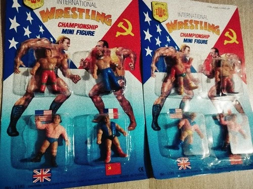 80s Vintage Wrestling Figures Bootleg | Pack of 2 | WWF Style Toys
