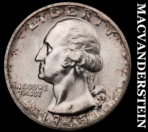 1945-S Washington Quarter- Choice Gem Brilliant Uncirculated++++ Luster #G6595