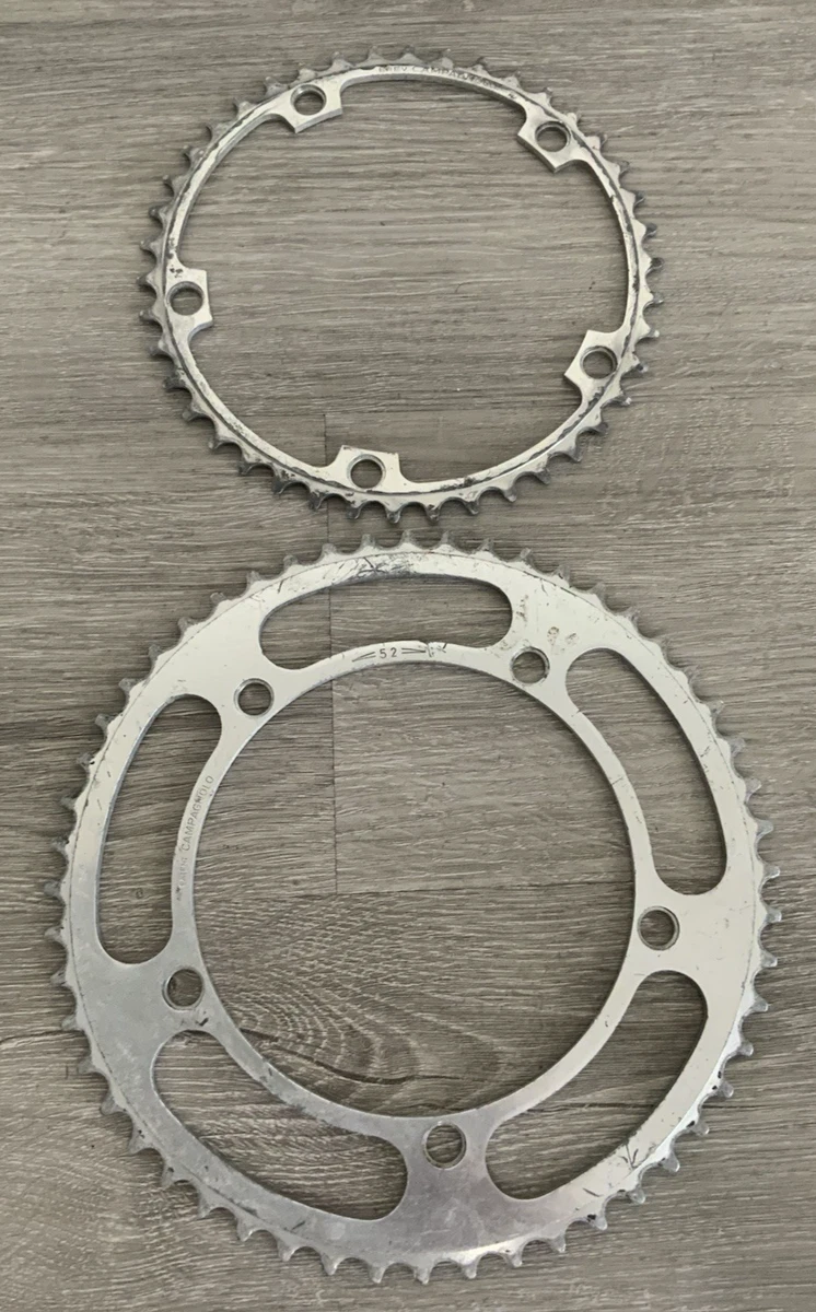 Plateau Campagnolo 52T 135mm BCD – Occasion, 52/42, Italie