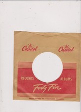 ONE CAPITOL 45 RPM COMPANY SLEEVE LOT