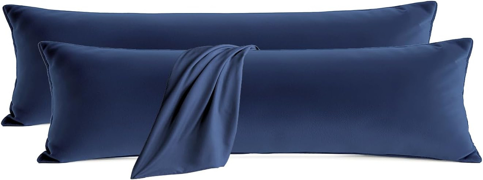 Pillowcase Set Of 2, Brushed Microfiber 20x54 Pillow Cases, 