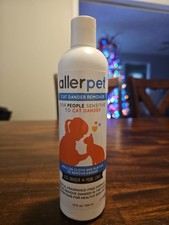 Allerpet Cat Dander Remover 12 oz Moisurizing Allergen Cleanser for Cats -s11
