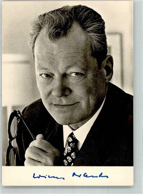 39902303 - Dr. h..c. MdB Vorsitzender der SPD Faksimile Brandt, Willy