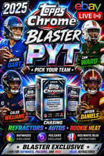 Houston Texans 10 Box 2025 Topps Chrome Football Blaster PYT - May 8th - #1001
