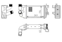 Hart LadeluftküHler LLK FüR Opel Astra H Caravan 1.9 Cdti 1.3 1.7 Zafira B