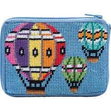 Alice Peterson Coin Purse Needlepoint Kit - SZ213 Balloons in Flight