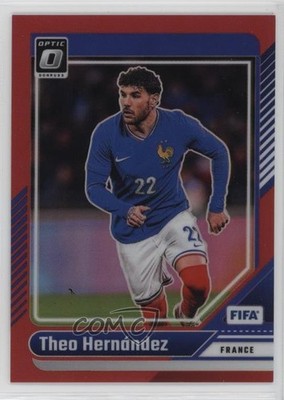 2024-25 Panini Donruss FIFA Optic Red Prizm 55/299 Theo Hernandez #110 g6p