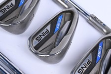 Left Hand Ping G30 Irons / 5-PW+GW / Blue Dot / Senior Flex Ping CFS Distance