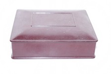 Vintage Zetka Bakelit Dose  Klappdeckeldose Zettelkasten Werbung Schatulle Deko